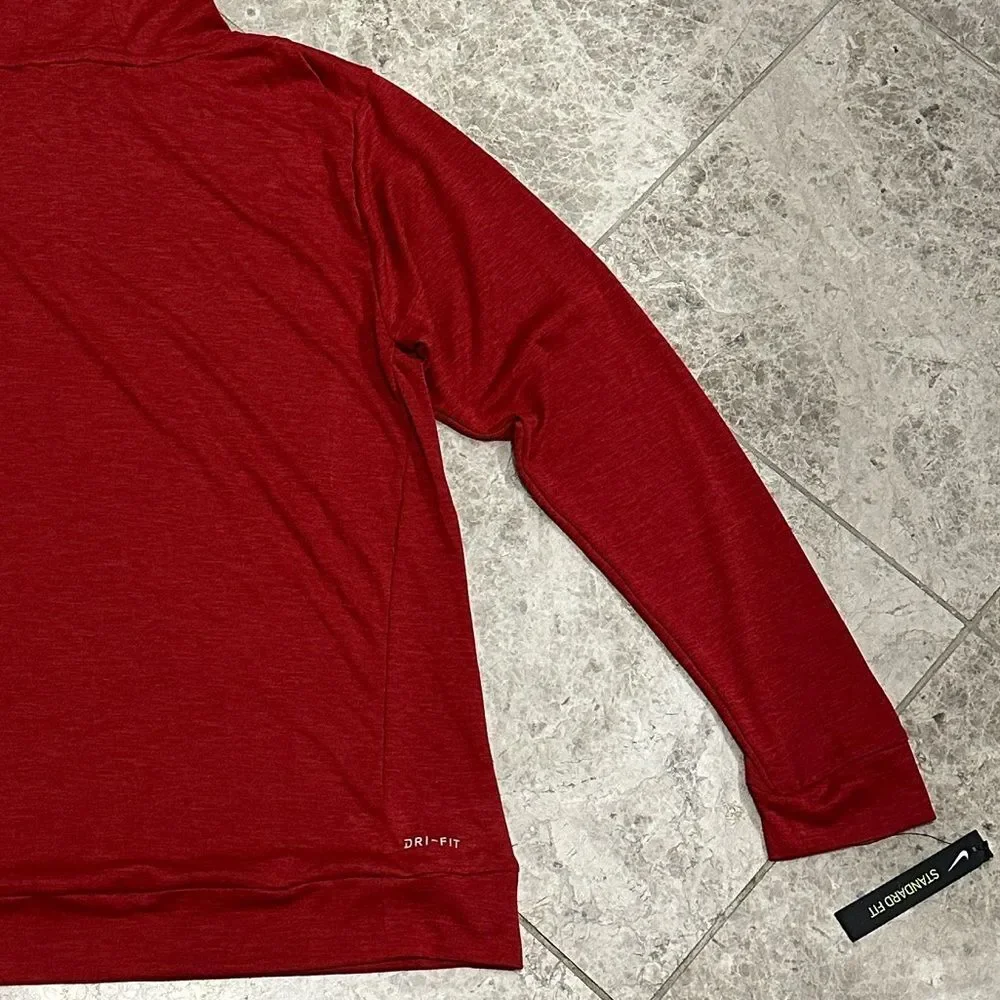 Nike Breathe Logo Hoodie Red NEW Boys Large Style 939664